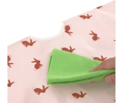 2 Baberos con Mangas Little Forest Rabbit