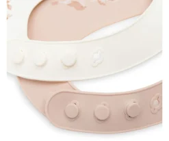 2 Baberos de Silicona Lovely Birds