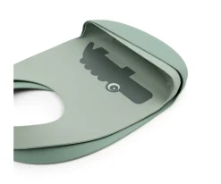 2 Baberos Silicona Croco Verde