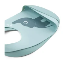 2 Baberos Silicona Elphee Azul