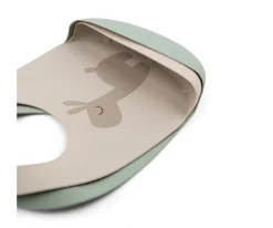 2 Baberos Silicona Lalee Sand/Verde