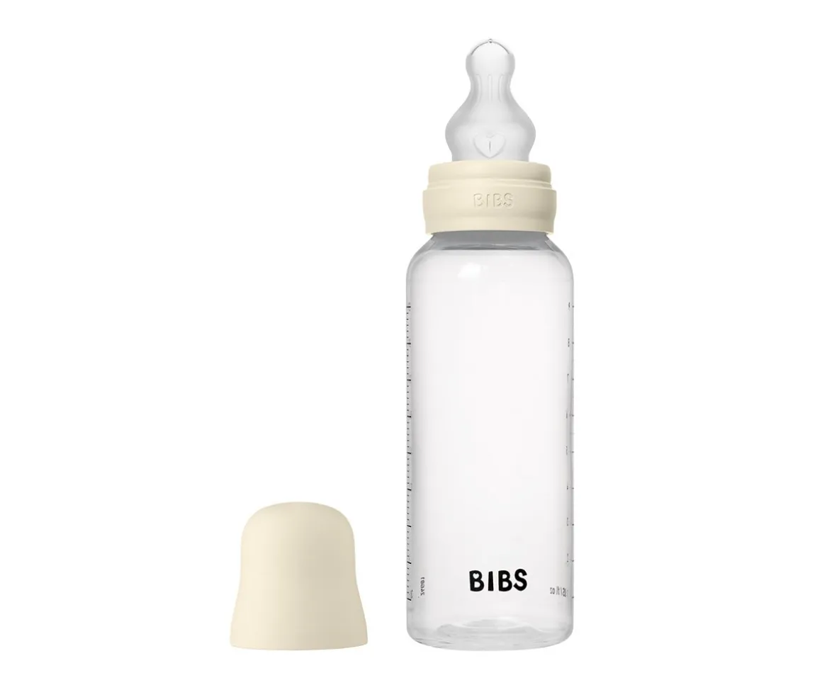2 Biberones Plástico BIBS Silicona Ivory 270 ml