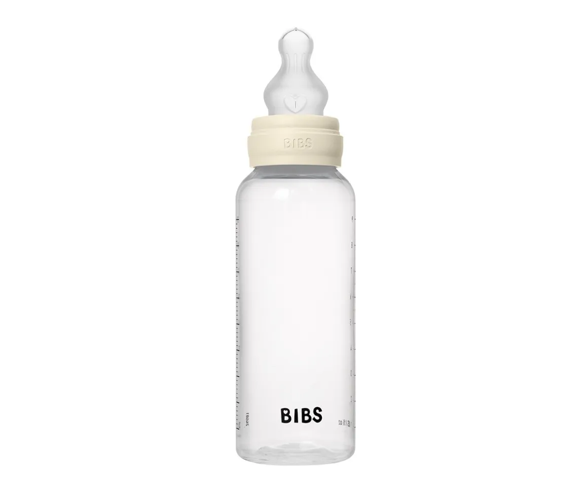 2 Biberones Plástico BIBS Silicona Ivory 270 ml