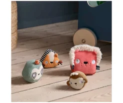 4 Bloques Sensoriales Blanditos Apilables Wildlife