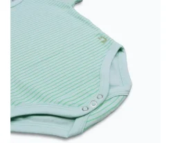 2 Body Bebé (0-36meses) Manga Corta 4 Season Aqua Green