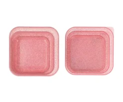 3 Cajas Almuerzo Glitter Gloss