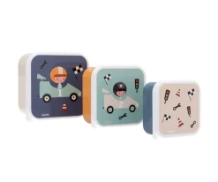 3 Cajas Almuerzo Speed Racers