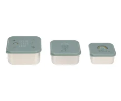 3 Cajitas Almuerzo Acero Garden Explorer