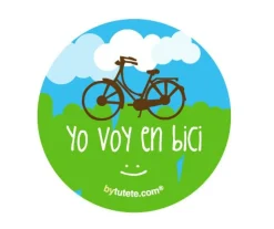 1 Chapa Voy en bici