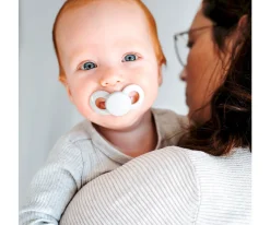 2 Chupetes Anatómicos Day & Night Pink Garnet Heart