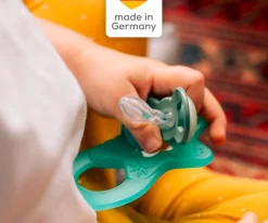 2 Chupetes Anatómicos Day & Night Azul y azul con estrella