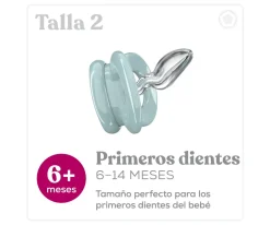 2 Chupetes Anatómicos Dentistar Day & Night Green Beige Espiral