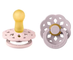 2 Chupetes BIBS Boheme Blossom/Dusky Lilac