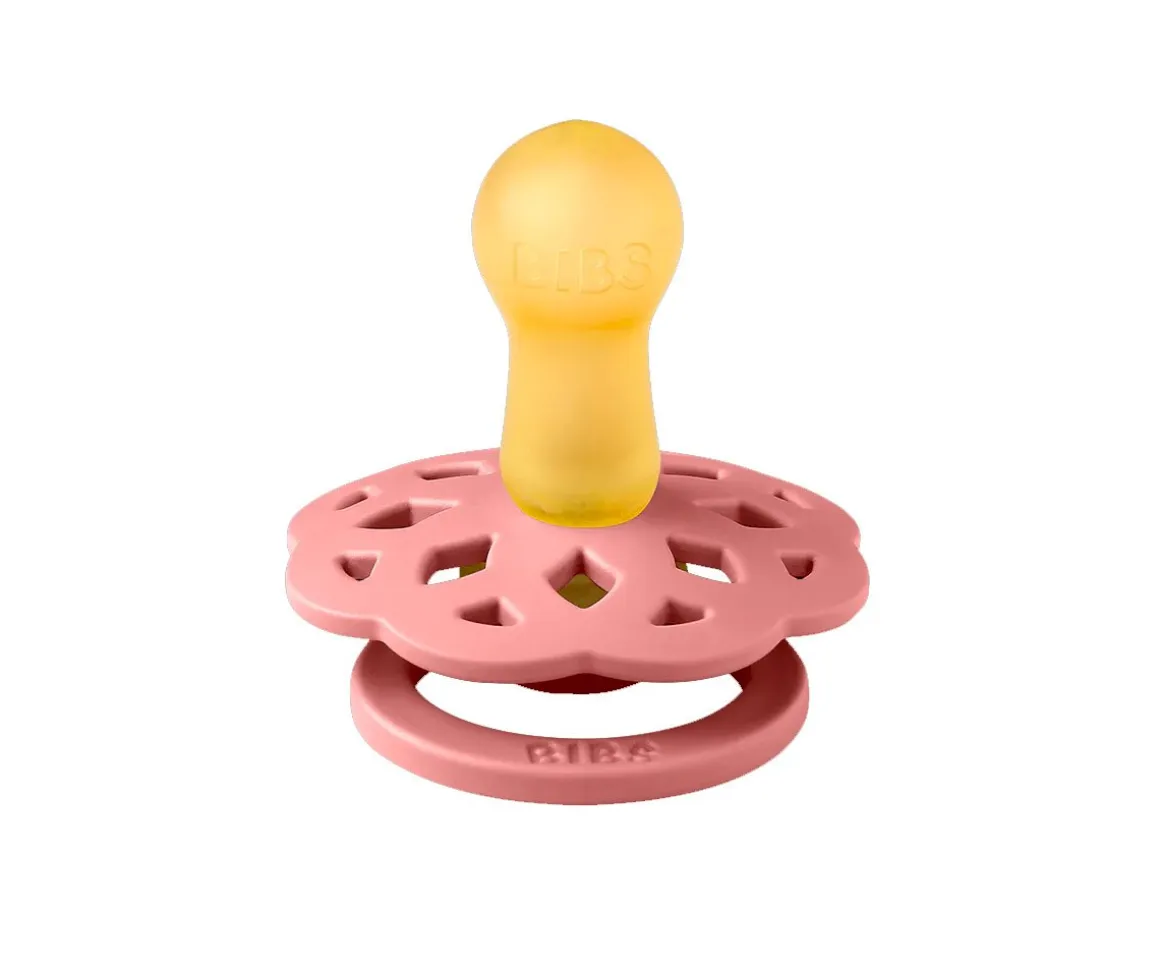 2 Chupetes BIBS Boheme Butter/Dusty Pink