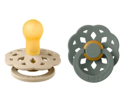 2 Chupetes BIBS Boheme Vanilla/Pine