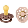 2 Chupetes BIBS Boheme Woodchuck/Blush