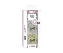 2 Chupetes BIBS Colour Anatómica Liberty Capel Sage