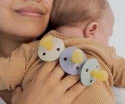 2 Chupetes BIBS Colour Anatómica Ivory/Blush