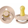2 Chupetes BIBS Colour Round Blush/Ivory