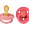 2 Chupetes BIBS Colour Simétrica Dusty Pink/Coral