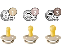 2 Chupetes BIBS Colours Cloud/Black