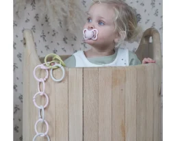 2 Chupetes BIBS Couture Haze/Blossom Látex