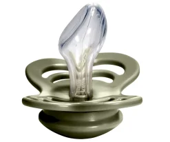 2 Chupetes BIBS Couture Vanilla/Olive Silicona