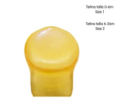 2 Chupetes BIBS Couture Vanilla/Peach Látex