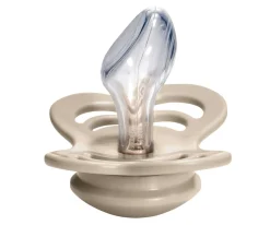 2 Chupetes BIBS Couture Vanilla/Peach Silicona