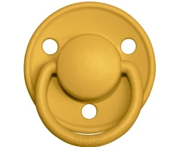2 Chupetes BIBS De Lux Mustard/Petrol Silicona