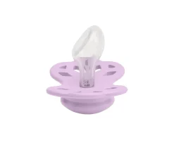 2 Chupetes BIBS Infinity Anatómica Pale Butter/Violet Sky