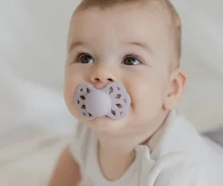2 Chupetes BIBS Infinity Simétrica Vanilla/Peach