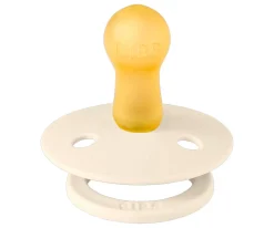 2 Chupetes BIBS Studio Colour Round Pin Ivory Vanilla Mix