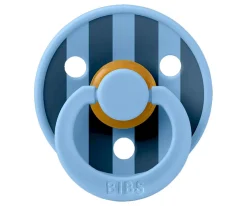 2 Chupetes BIBS Studio Colour Round Pin Sky Blue Mix