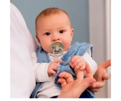 2 Chupetes BIBS Studio Colour Round Jasmine Sage Mix