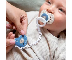 2 Chupetes LOVI Day&Night Azul