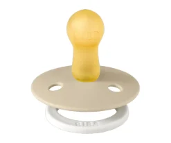 2 Chupetes Nocturnos BIBS Colour Round Vainilla/Dark Oak