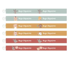 6 Cintas para Colgar Ropa The Three Little Pigs Personalizables