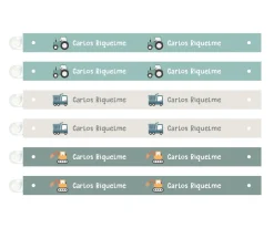 6 Cintas para Colgar Ropa Trucks Personalizables