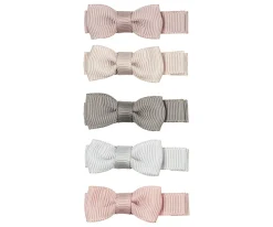 5 Clips Lazo Martha Pastel