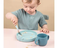 3 Cubiertos Antideslizantes Deer Friends azul