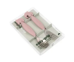 2 Cubiertos Antideslizantes Deer Friends Rosa Empolvado