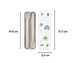 2 Cucharas Largas Mio Sunshine & Rainbow