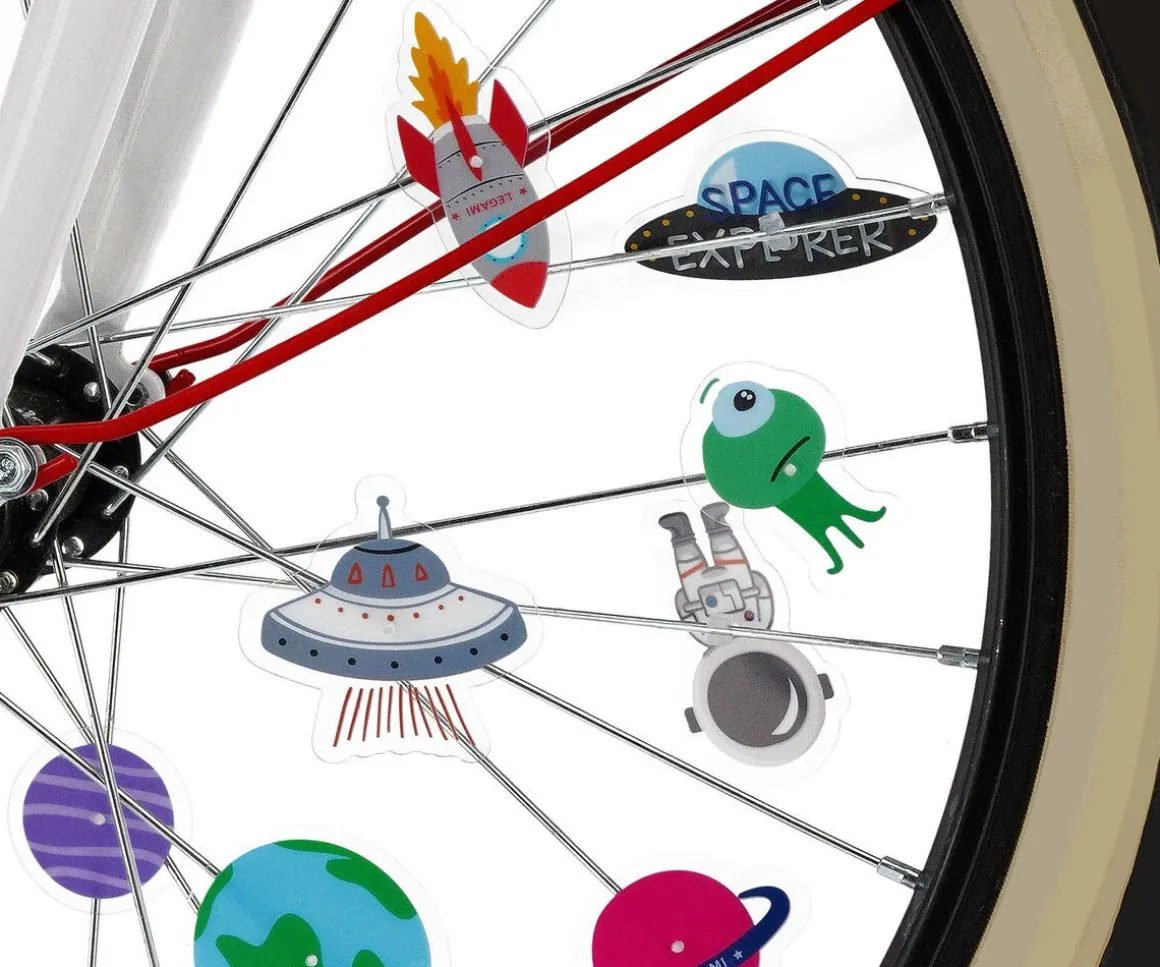 30 Decoraciones para Radios de Bicicleta Space