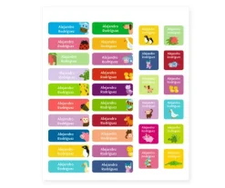 32 Etiquetas para Ropa Animales