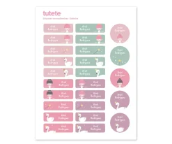 25 Etiquetas para Ropa Bailarina