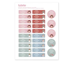 25 Etiquetas para Ropa Little Red