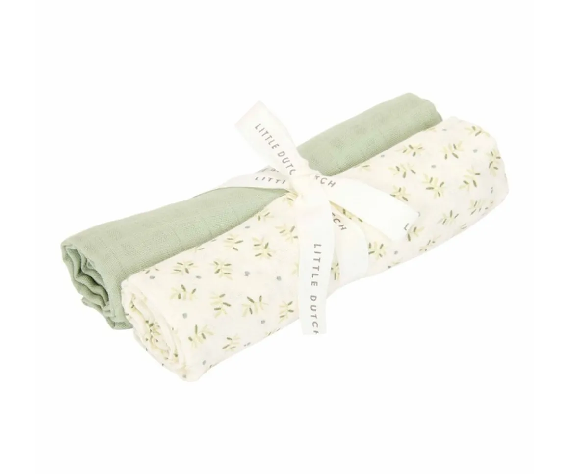 2 Muselinas Pequeñas Blueberry Leaves Sage