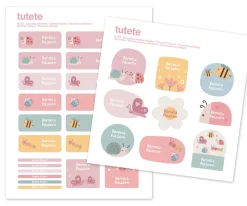 29 Pegatinas para Objetos Bugs