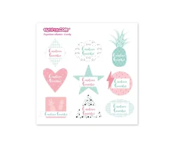 28 Pegatinas para Objetos Lovely